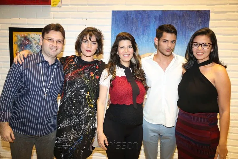 Alexandre Reis, Lua de Castro, Camila Feitosa, Iago Rodrigues e Daniele Carvalho