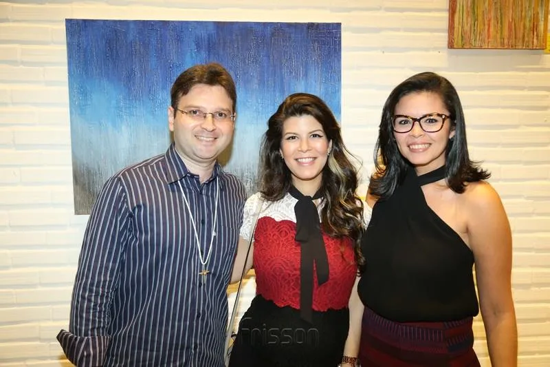 Camila Feitosa, Alexandre Reis e Daniele Carvalho