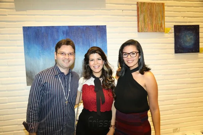 Camila Feitosa, Alexandre Reis e Daniele Carvalho