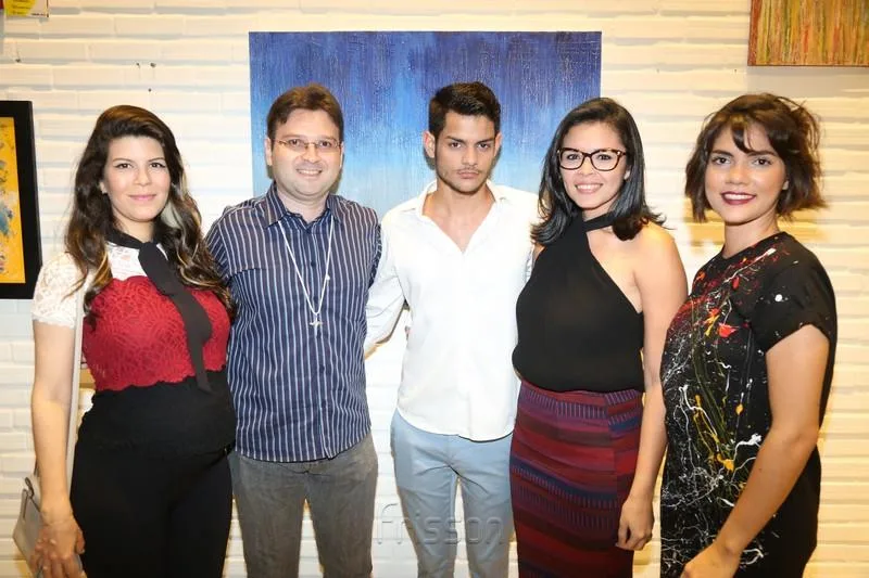Camila Feitosa, Alexandre Reis, Iago Rodrigues, Daniele Carvalho e Lua Castro