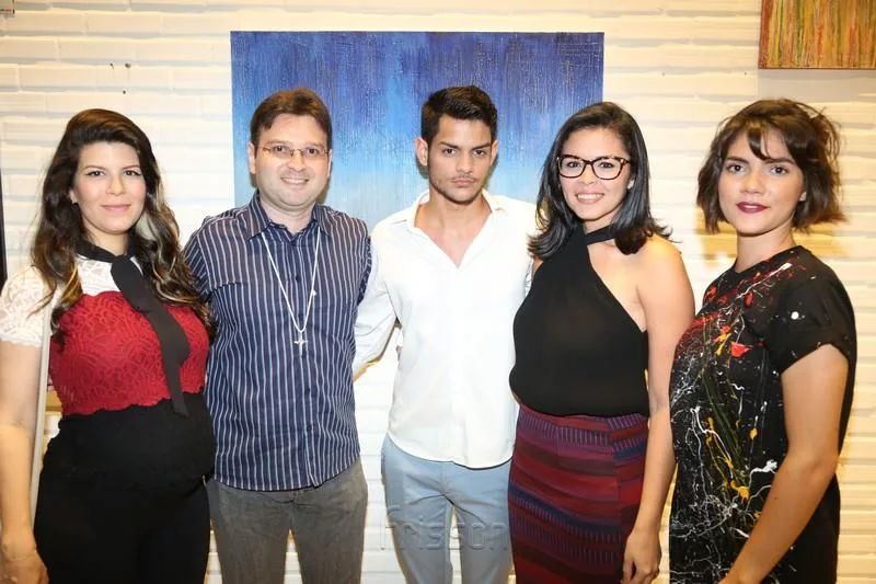 Camila Feitosa, Alexandre Reis, Iago Rodrigues, Daniele Carvalho e Lua Castro