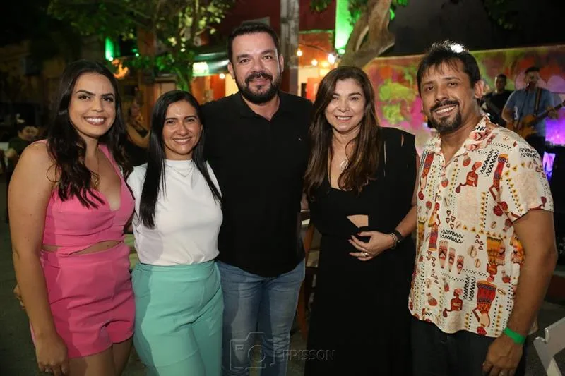 Aline Ferrari, Flávia Albuquerque, Haroldo Maia, Régia Pontes e Darlan Aragão