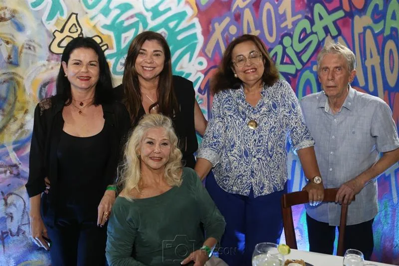 Branca Lazar, Régia Pontes, Lucita Castelo Branco, Rochelle Aragão e José Napoleão