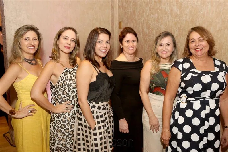 Gláucia Maia, Helena Pessoa, Dora Pinto, Everlene Lima, Maria de Jesus Saraiva e Maria do Carmo Andrade