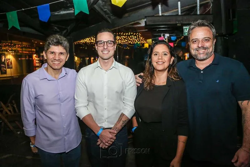 Guilherme Said, Frederico, Michelle e Fabio Sampaio