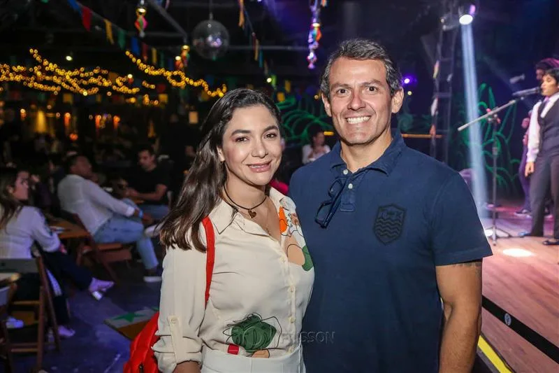 Jamila Araújo e Joao Paulo Saraiva