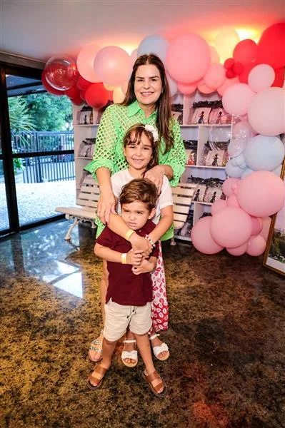 Ana Cristina, Luisa e Edgar Ximenes