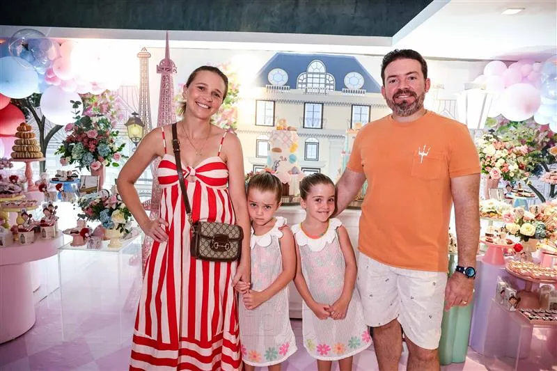 Belisa, Bela, Linda e Thiago Mont’alverne