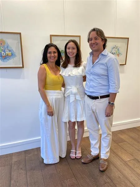 Luciana Cidrão, Marília Cidrão e Rodrigo Parente