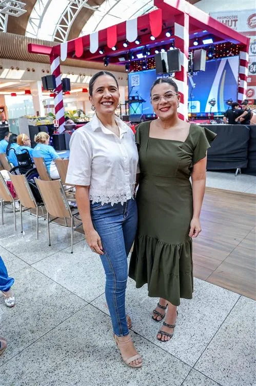 Cristina Lima e Auriely Teixeira
