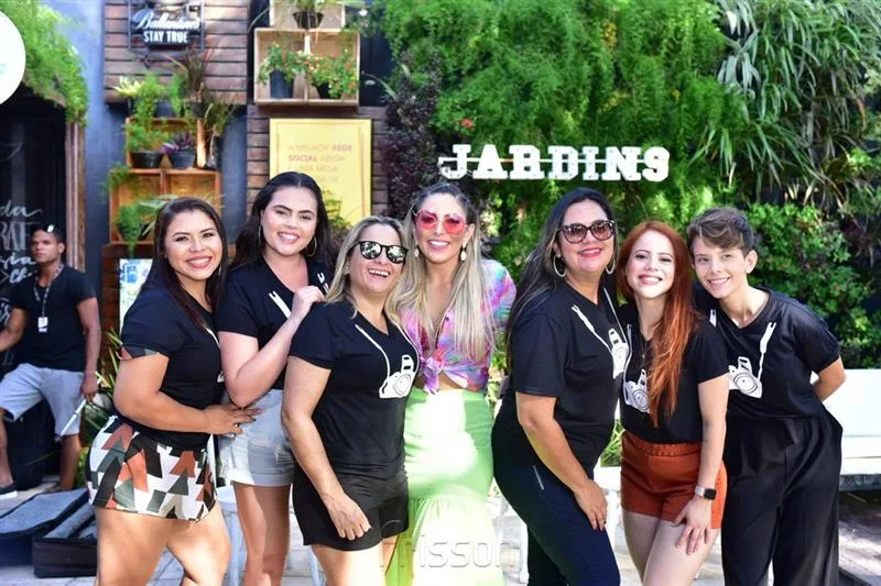 Aldaila Bongiovi, Gessika Ricarte, Jocy Jinkings, Tathy Rabelo, Camila Lima, Paula Amaral e Bia Blay