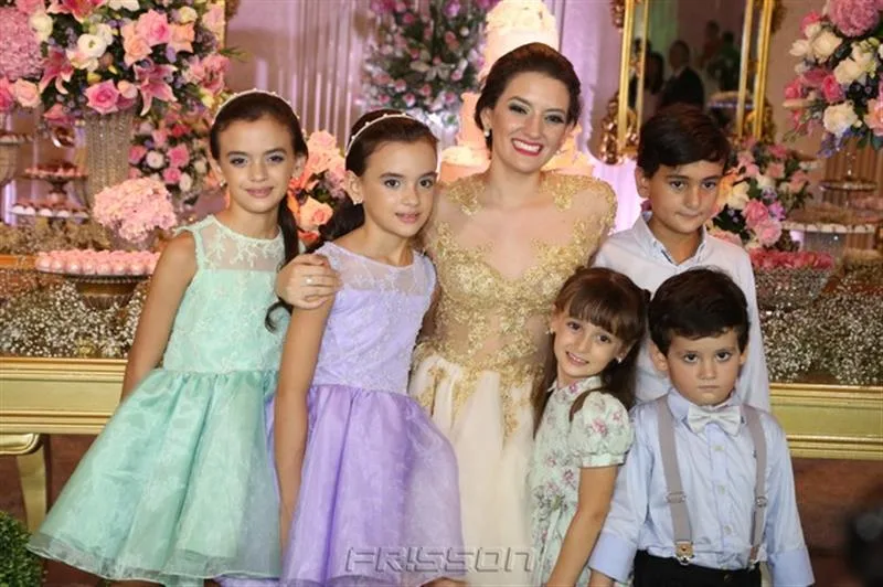 Beatriz, Rafaella, Isabela Freire, Rochelle Franco, Gabriel Bezerra e Lucca Franco