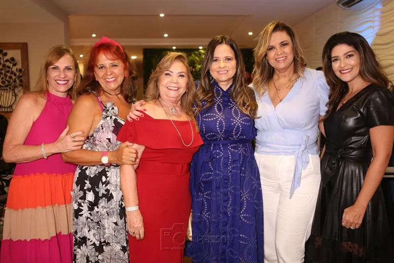 Ana Cristina Montenegro, Fátima Duarte, Betinha, Mychele Sampaio, Geórgia Duarte e Carla Xerez