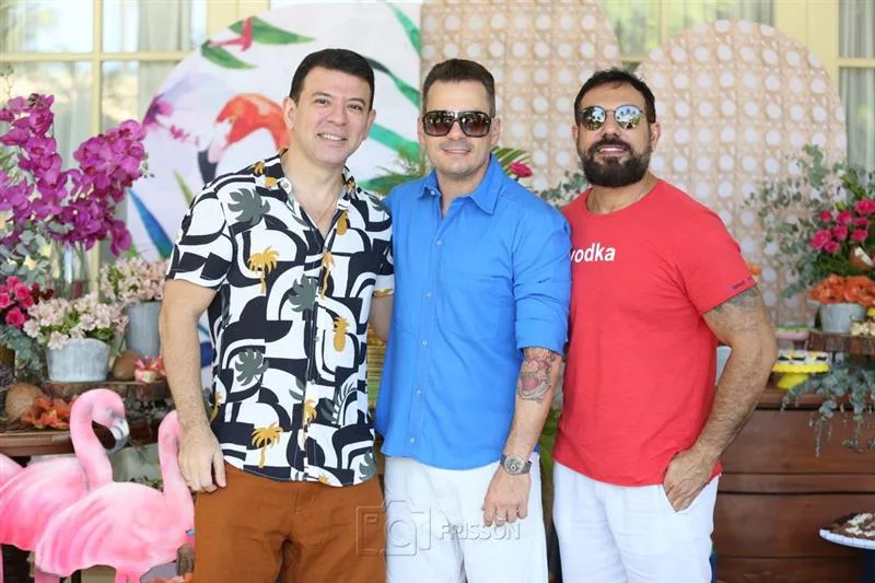 Alan Carvalho, Miguel Filho e Adan Vieira