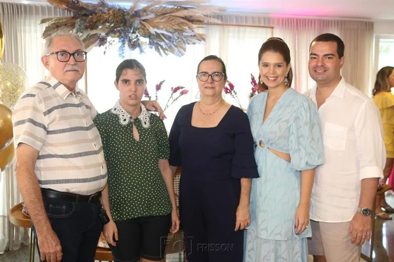 Antenor Tavares, Alice Pita, Ângela Luna, Giovana e Rodrigo Pimentel