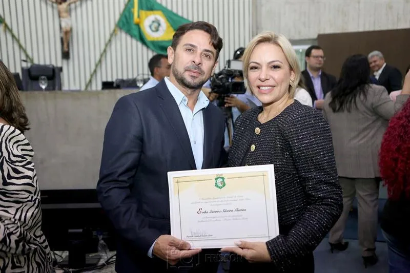Afonso Carvalhedo e Erika Queiroz