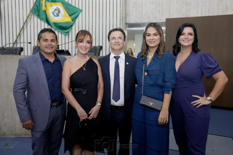 Alfredo Sávio, Kaline Ferraz, Hélio, Beatriz e Eliana Ferraz
