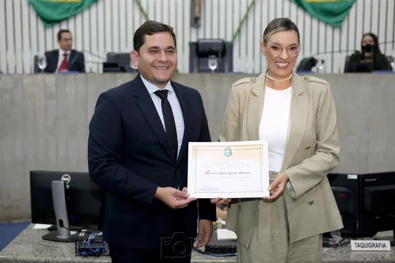 Audic Mota e Bárbara Palomares