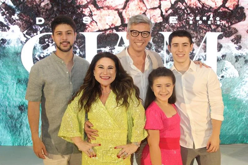 Abidias, Ana Paula, Marcos, Giovanna e Guilherme Moitas