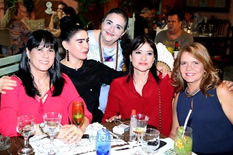 Marcy Fiúza, Silvana Reis, Gláucia Mota, Pretinha Rolim e Geni Correia Lima