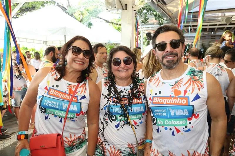 Andrea Novaes, Hermínia Lopes e Carlos Otávio