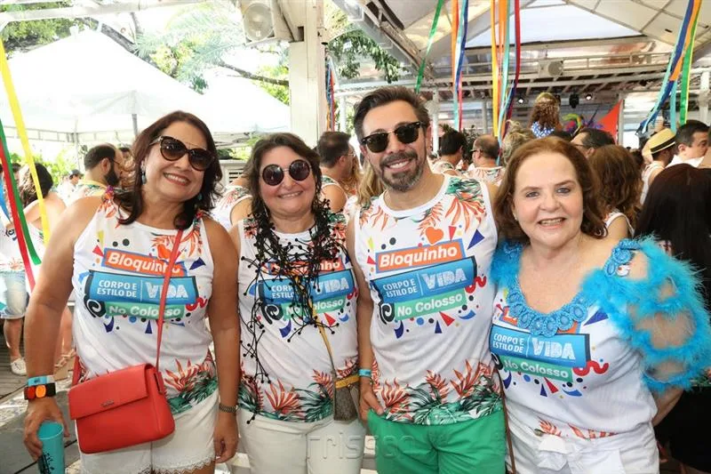 Andrea Novaes, Hermínia Lopes, Carlos Otávio e Elsa Moreira