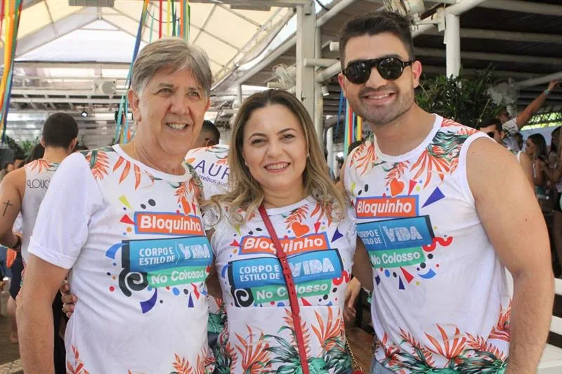 Ângelo, Tatiana Oliva e José Fontenele