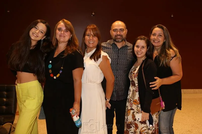 Bárbara Cavalcante, Andrea, Isabel, Daniel Libório, Lidia e Ingrid Alencar