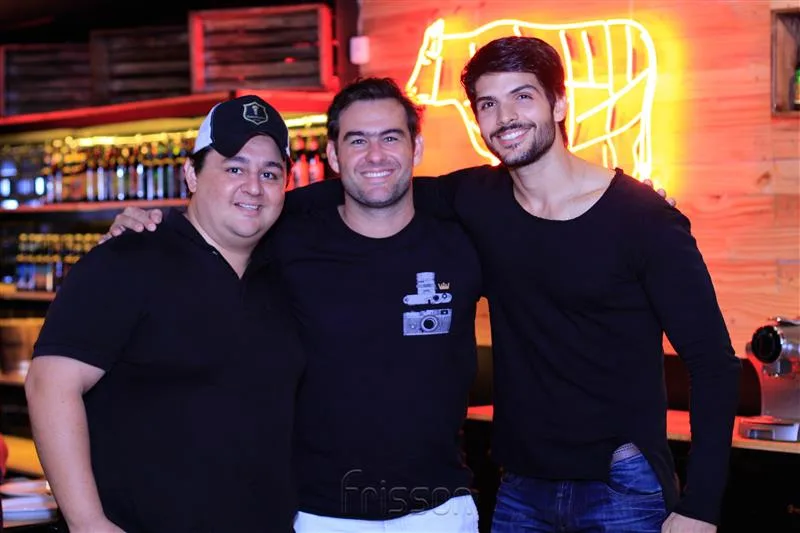 Marcelo Pimentel, Thierry Figueira e Lucas Fernandes