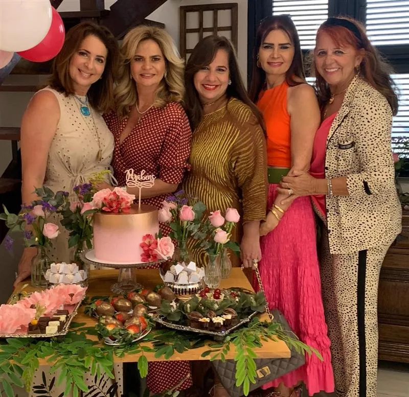 Márcia Andrea, Germana Wanderley, Martinha Assunção, Lorena Pouchain e Fátima Duarte
