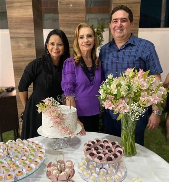 Patrícia Queiroz, Maria das Graças Benevides e Jefferson Benevides