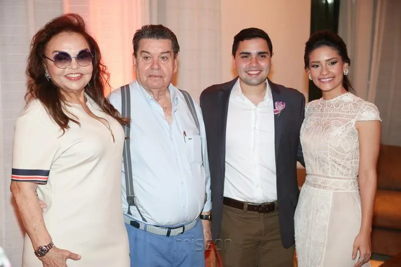 Aurora e Dico Carneiro, Gerardo Bastos Neto e Klicya Dantas