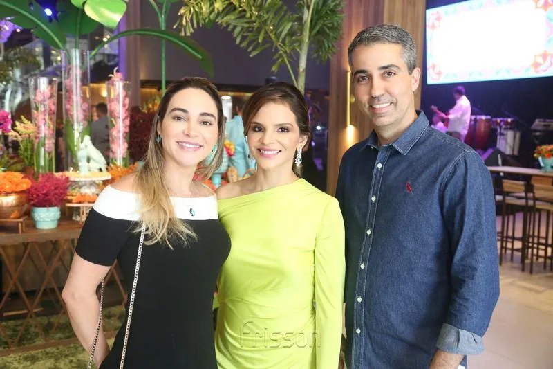 Ana Paula, Viviane Martins e Leonardo Aguiar