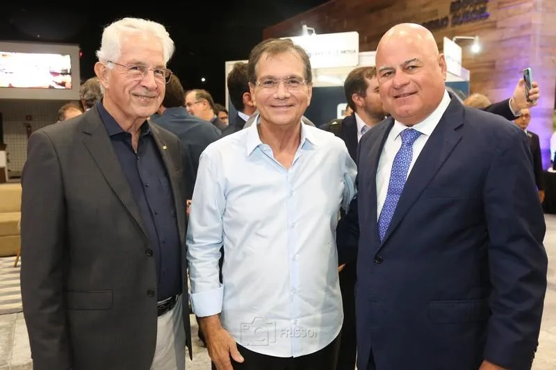 Carlos Prado, Beto Studart e Luciano Cavalcante