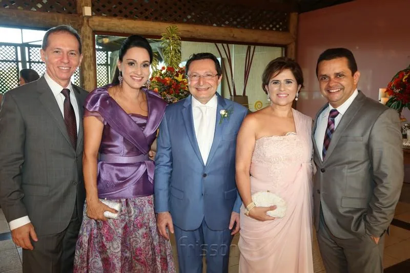 Randal e Carmen Pompeu, Ricardo Cortez, Micheline e Germano Albuquerque