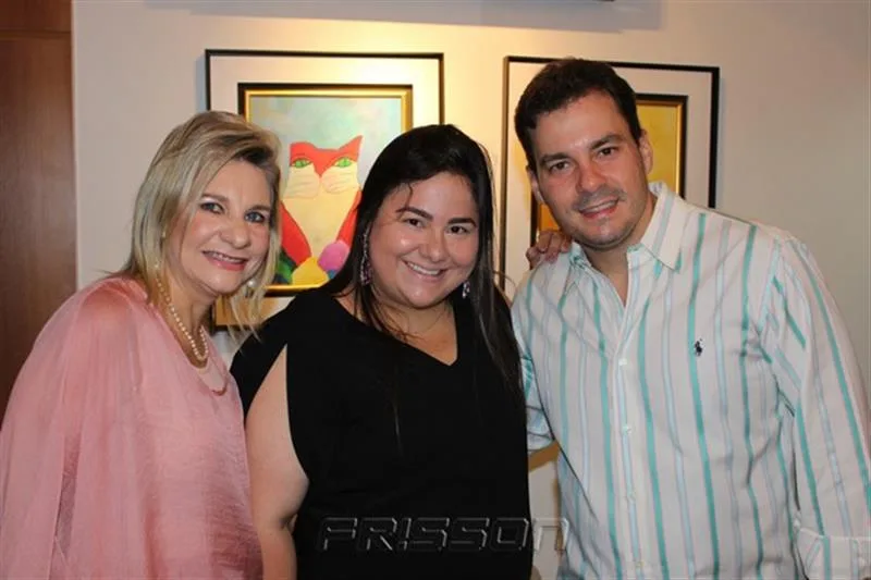 Rosângela Dias, Mayara Silva e Miguel Filho