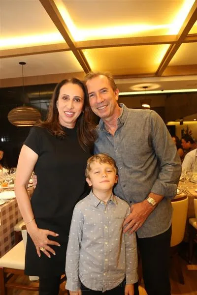 Ellen, Lucas e Philippe Godefroit
