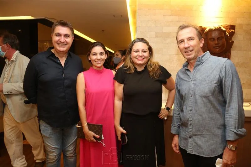 Fernando e Camila Capana, Catarina Martins e Philippe Godefroit