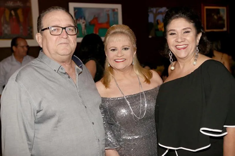 Abelardo Martins, Excelsa Costa Lima e Albertina Martins