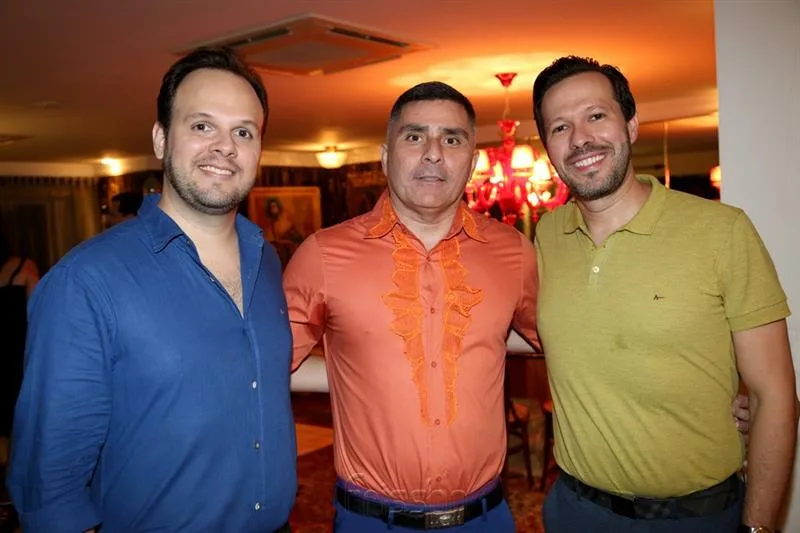 Carlos Pinheiro, Luciano Vidal e Rafael Xerez