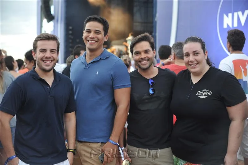 Cláudio Nelson, Vitor Rocha, Sávio Brito e Clara Franklin