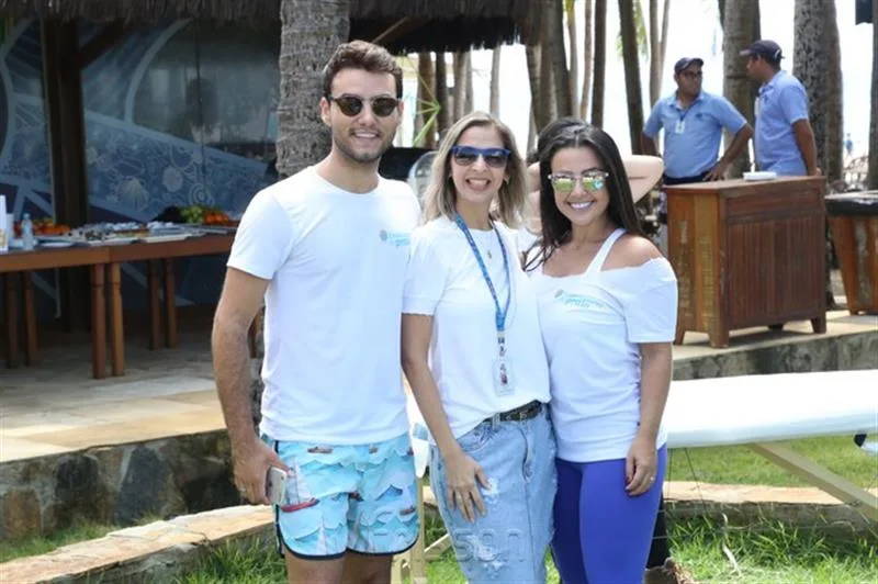 Bruno Calaça, Michelle Magalhães e Manuella Cysne