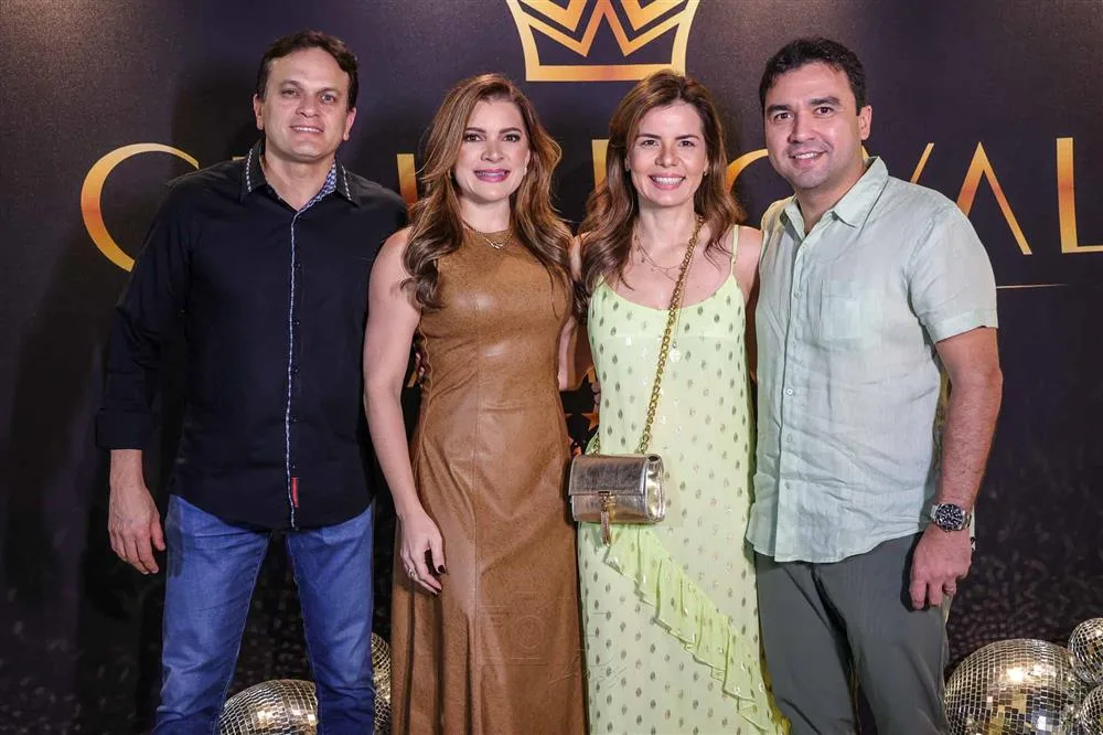 Adriano Barbosa, Kamila Monteiro, Fabiana e Rafel de Paula