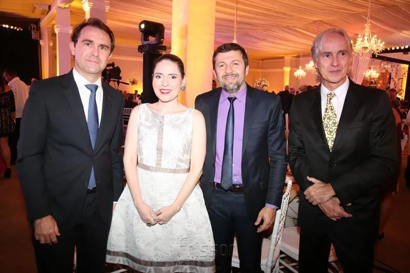 Alexandre Landim, Águeda Muniz, Élcio Batista e Marcos Pompeu