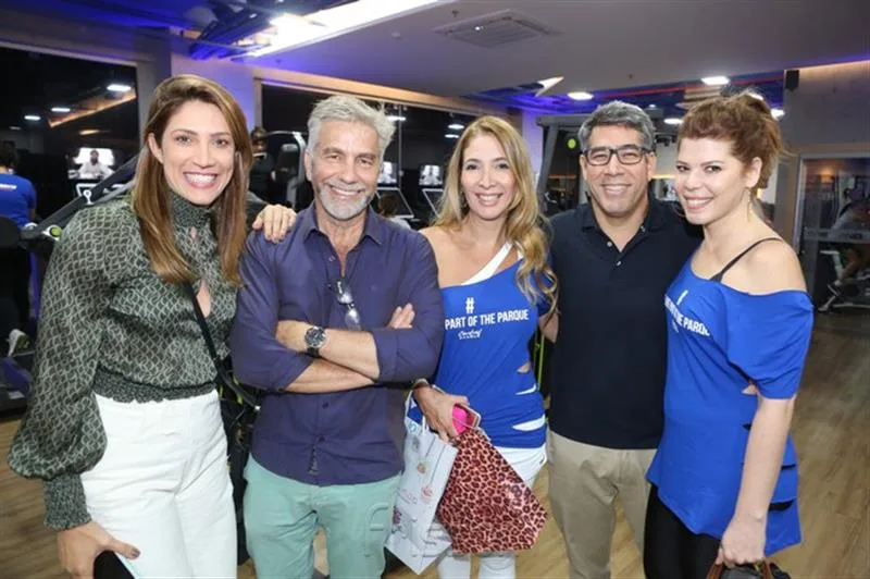 Carol Mendonça, Eugênio, Daniele, Cid e Marciany Holanda