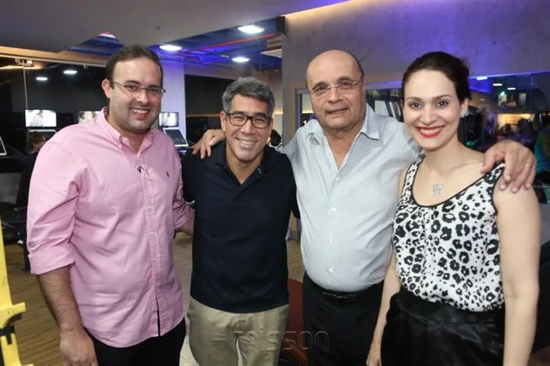 Celio Gurgel, Cid Holanda, Fernando Cirino e Juliana Gurgel
