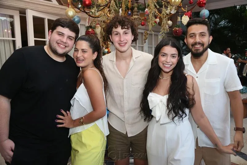 Alexandre Cals, Maria Clara, Matheus Accioly, Isabella Serpa e Dourado Júnior