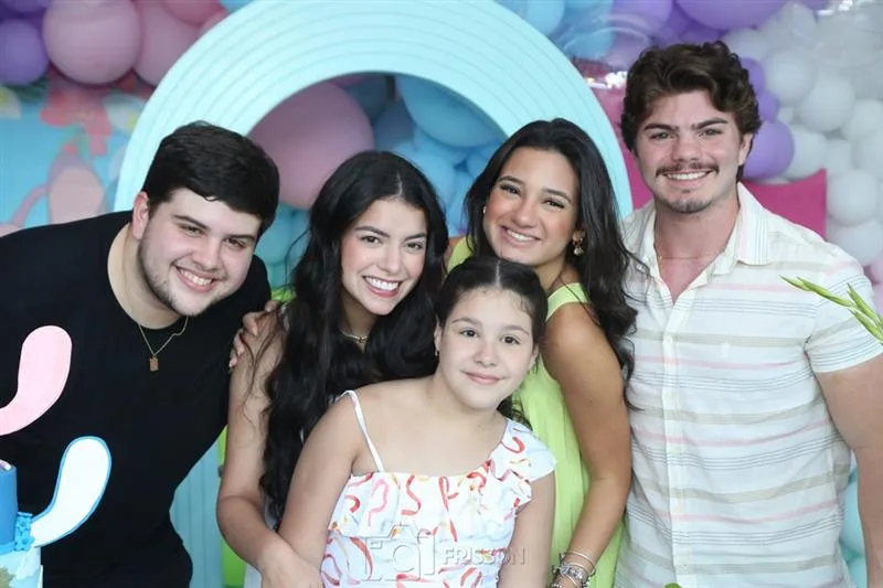 Alexandre Cals, Maria Eduarda Silva, Isabella Serpa e Michael Dias
