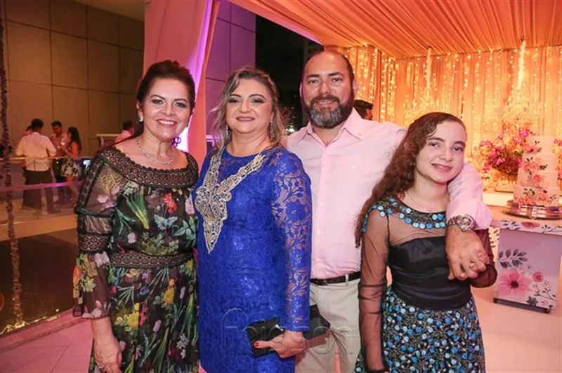 Ana Maria Parente, Denise, Alex e Beatriz Pereira