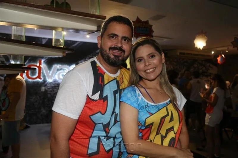Amilton e Andrea Queiroz